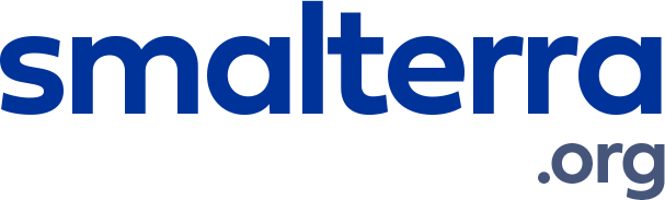 Smalterra - logo bleu recadré